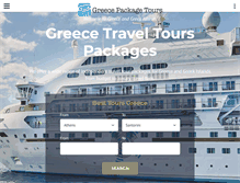 Tablet Screenshot of greecepackagetours.com